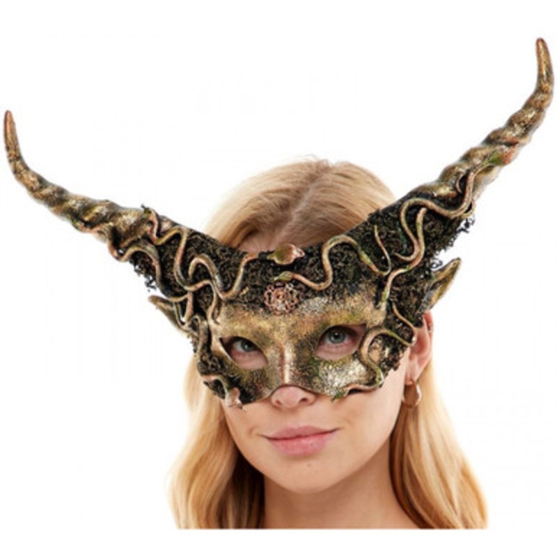 Green Woodland Voodoo Mask