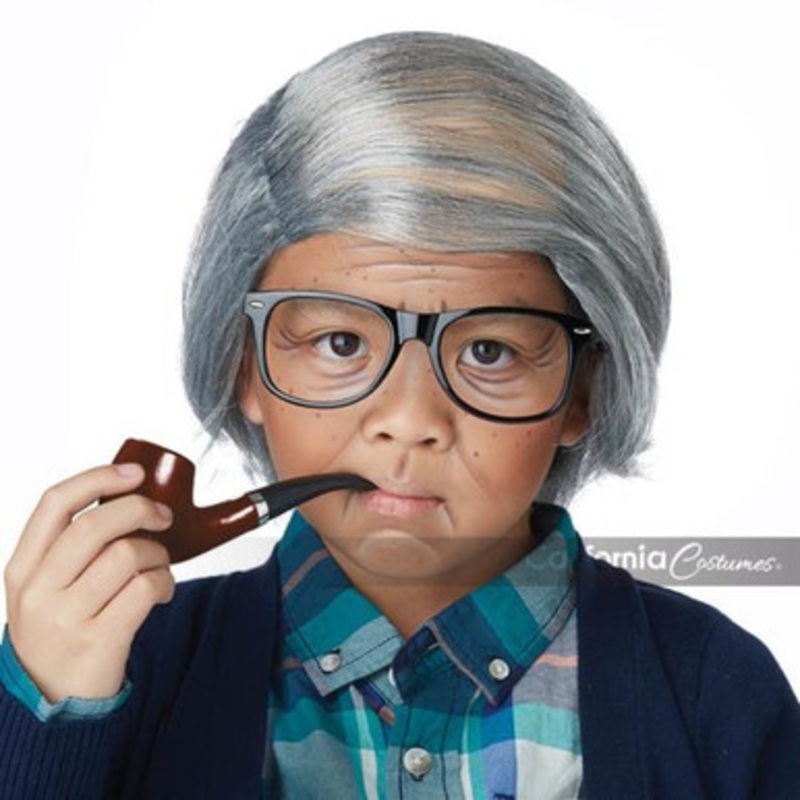 Old Man Combover Kit Child O/S