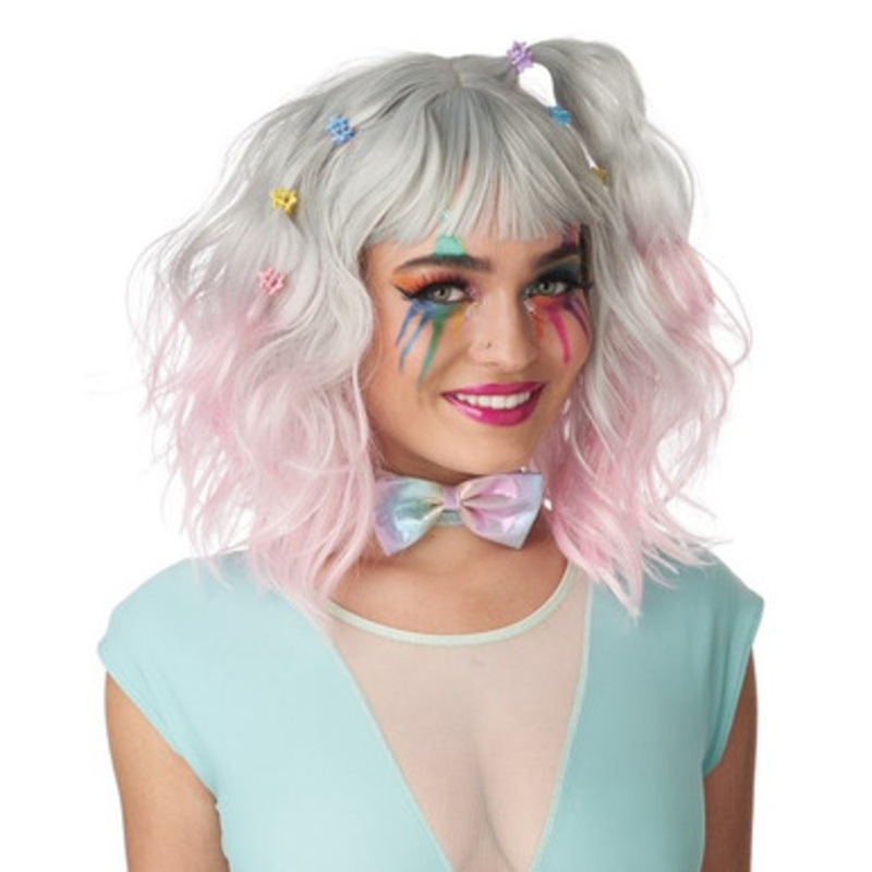 Pastel Textured Long Bob
