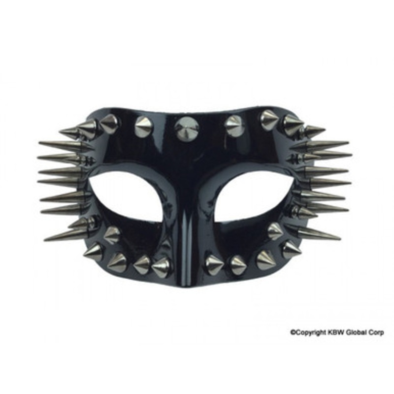 Spike black mask Black