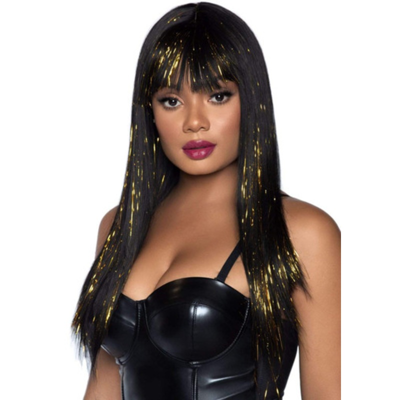 Tinsel Wig with Bangs