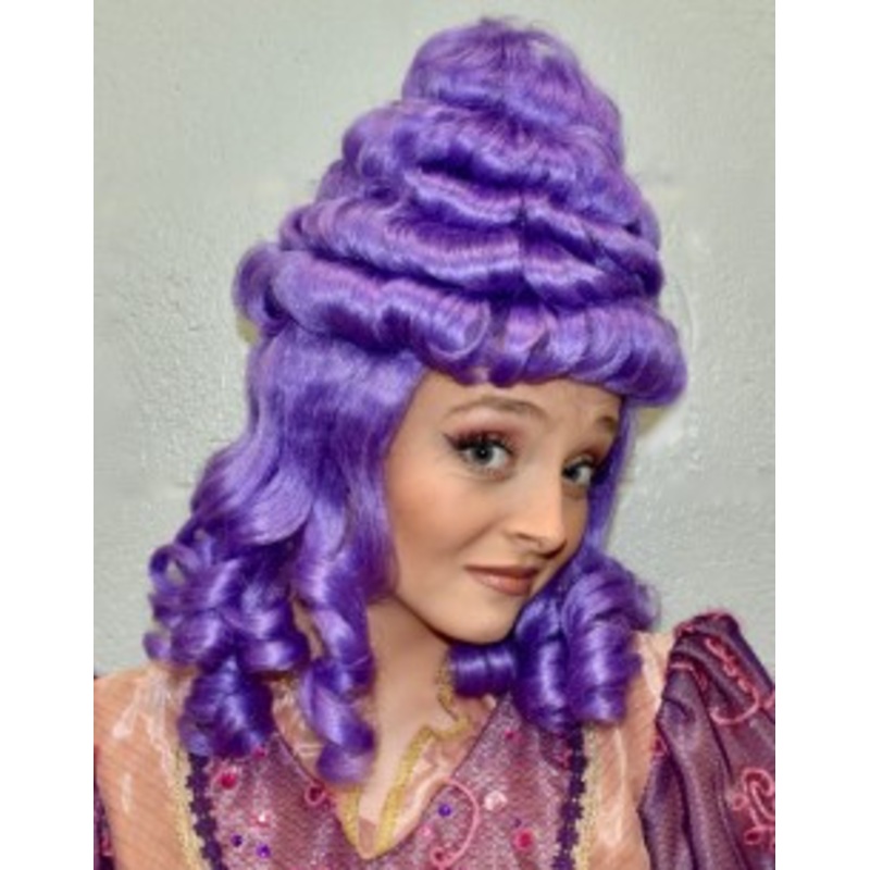 Tower Colonial Lady B1093 Wig by Lacey Costume Purple