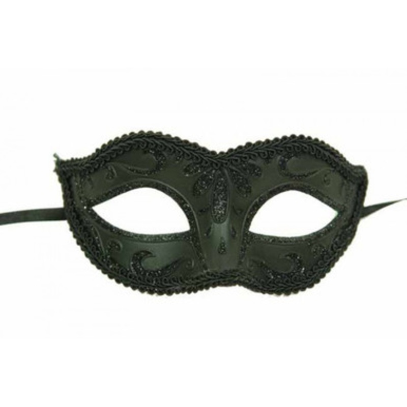 Venetian Masks Black Black