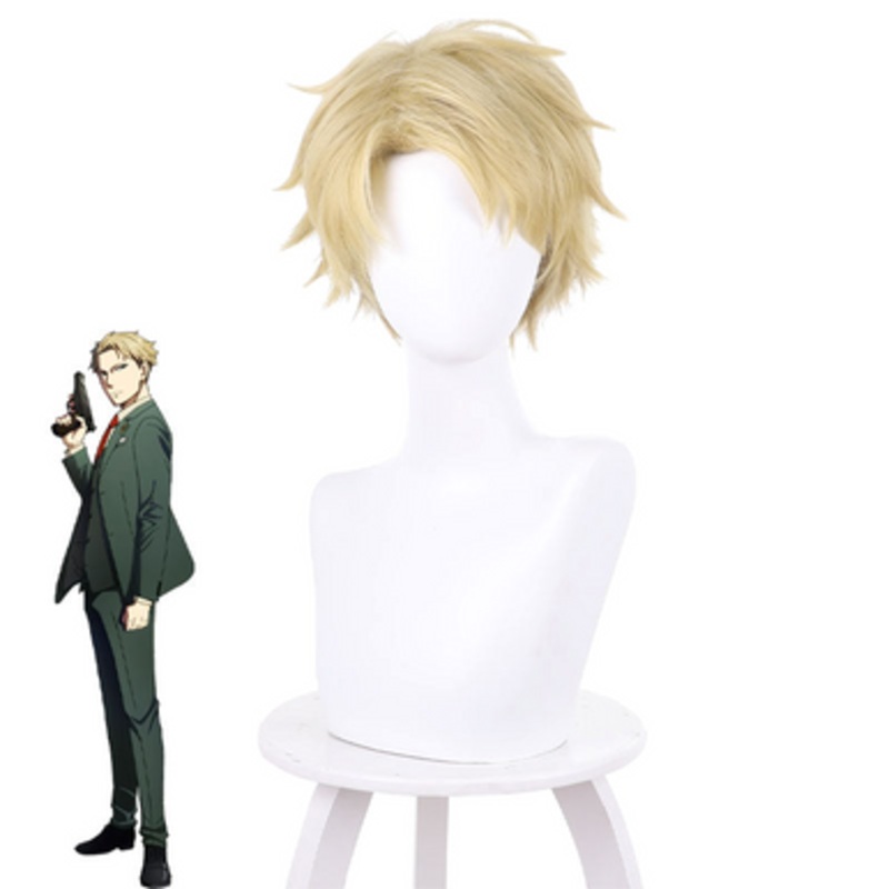 Anime SPYFAMILY Twilight Loid Forger Blonde Cosplay Wigs