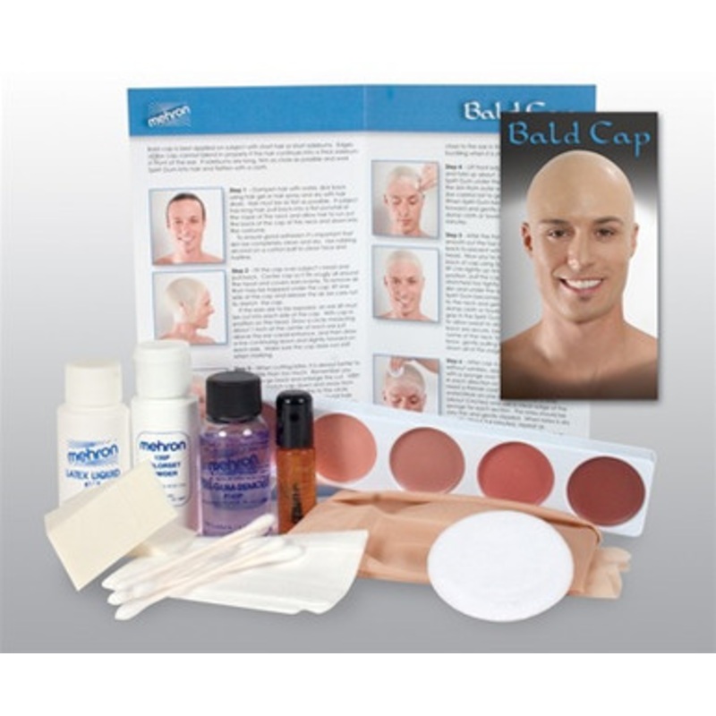 Bald Cap Premium Makeup Kit