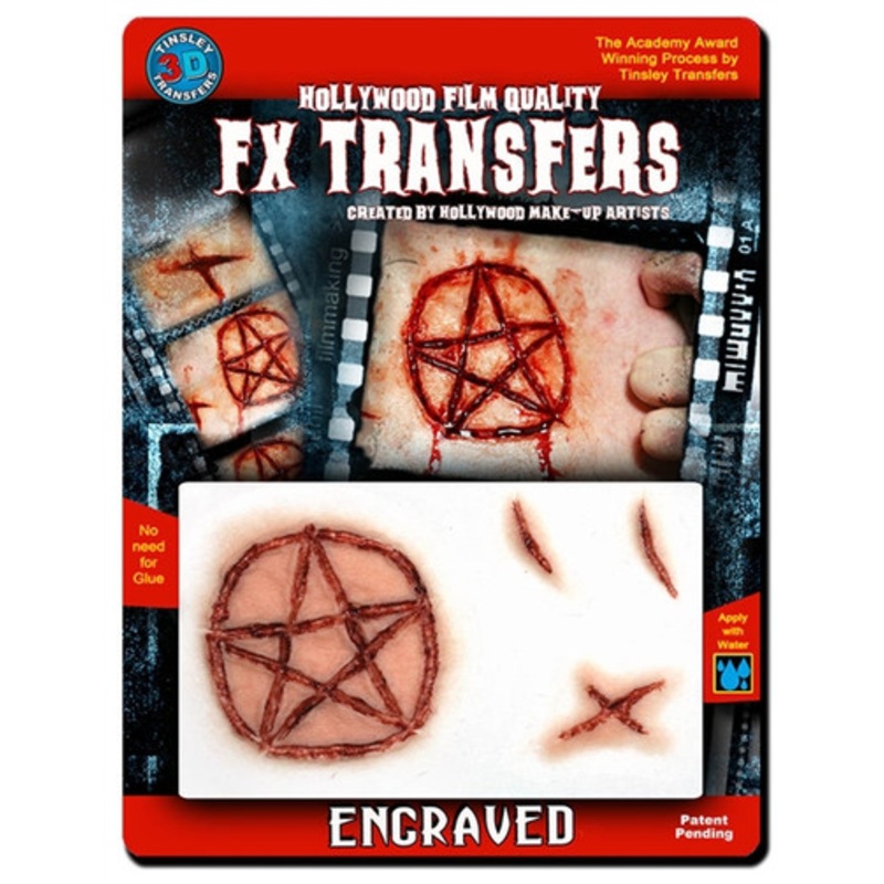 FX Transfers Latex Free Engraved Self Adhesive
