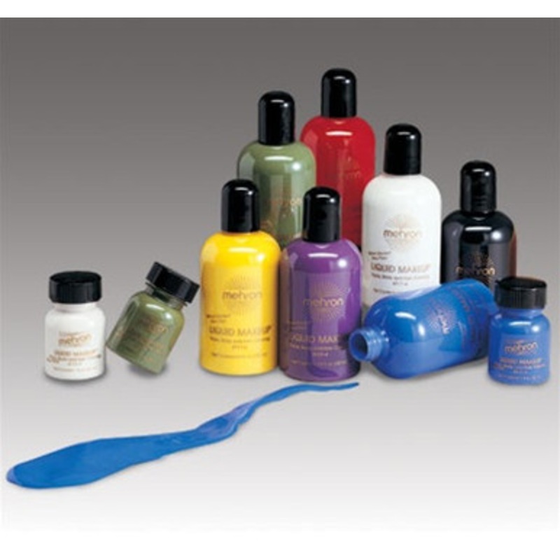 Liquid Makeup for Face, Body, Hair 1 fl oz. (30ml) Pastel Yellow