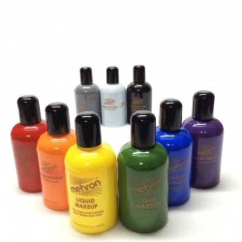 Liquid Makeup for Face, Body, Hair 4.5 Oz Mehron Pastel Yellow