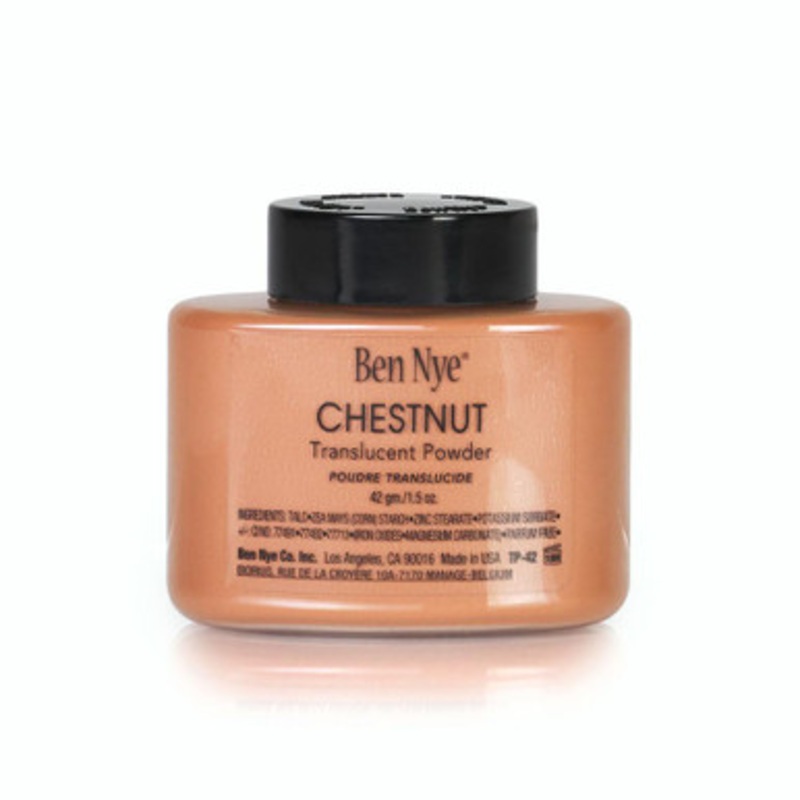 Ben Nye Chestnut Translucent Face Powder 1.5 oz / 42gm Shaker