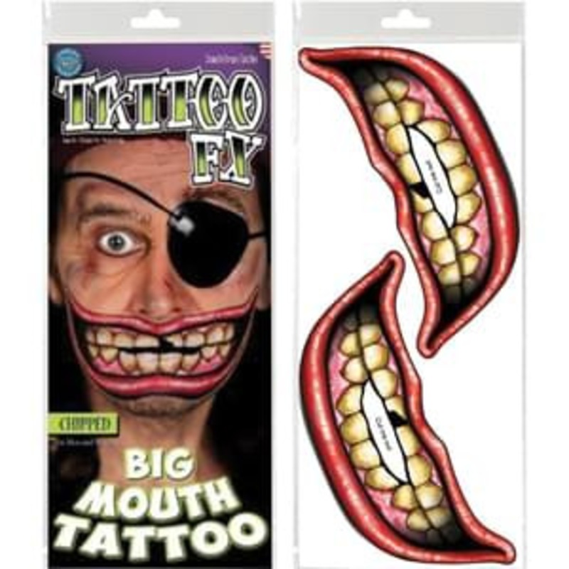 Big Mouth Tattoo Chipped