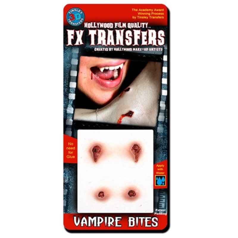 FX Transfers Latex Free Vampire Bites Self Adhesive