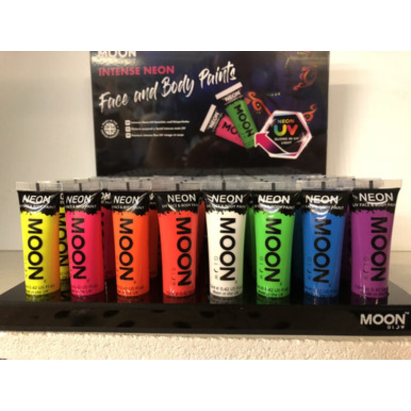 Intense Neon UV Face & Body Paint 12ml / .42 fl oz Intense Neon Blue