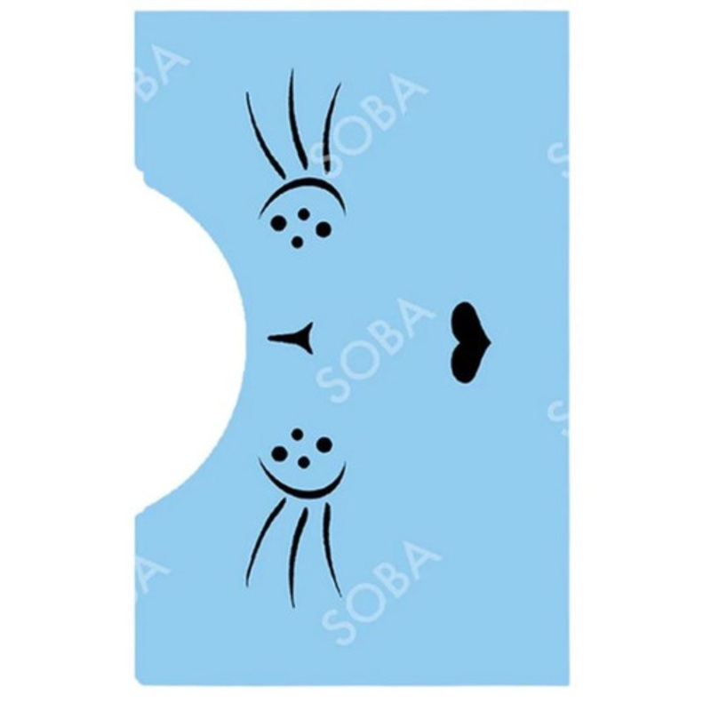 Kitty Whisker Stencil