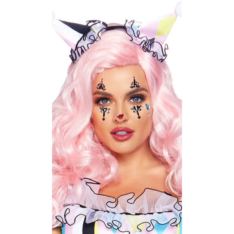 Leg Avenue Harlequin Adhesive Face Jewels Sticker