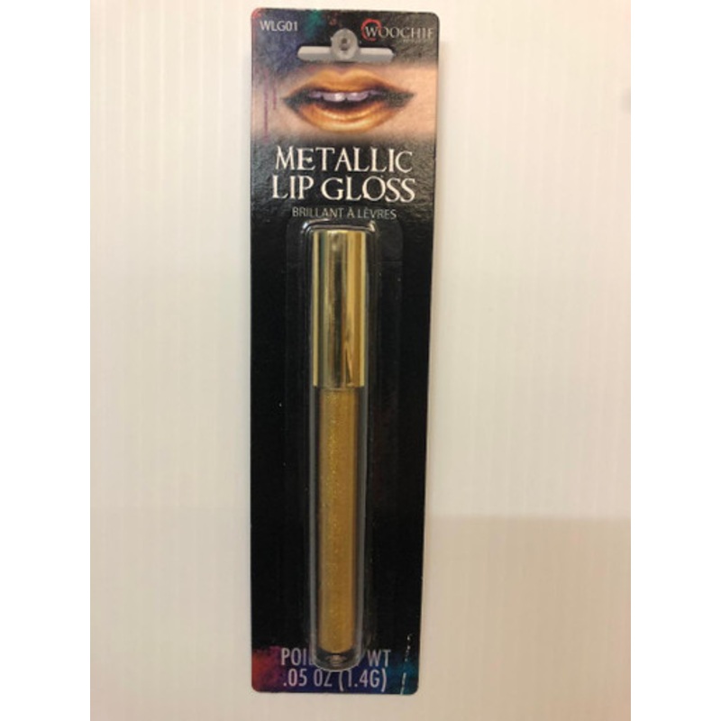 Metallic Lip Gloss Gold Net weight .05 oz