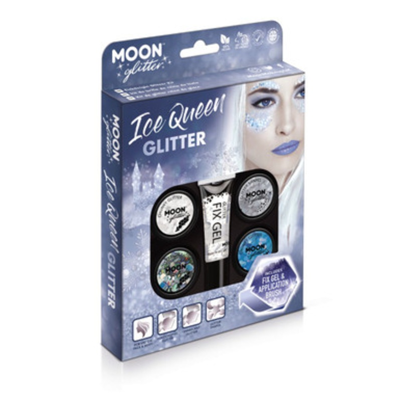 Moon Glow Ice Queen Glitter Box Set Glitter, Glue, Applicator