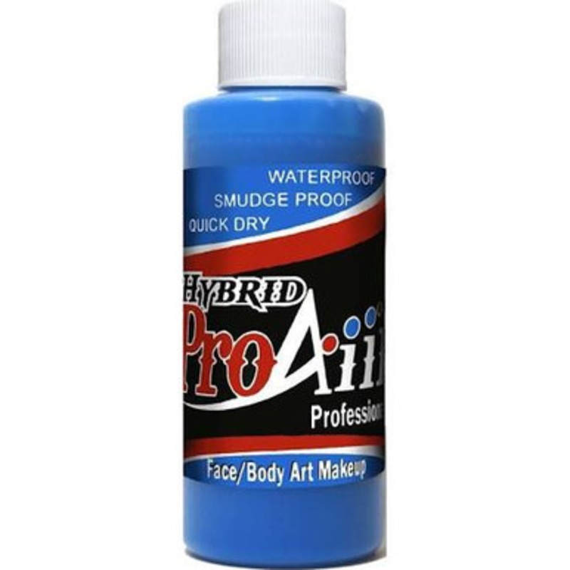 ProAiir Hybrid 1oz Waterproof Face/Body Airbrush Makeup Biohazard Blue H2
