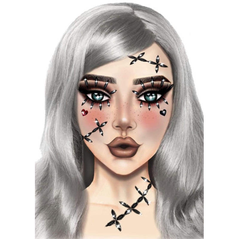 Scarecrow Rhinestone Stick-On Jewels