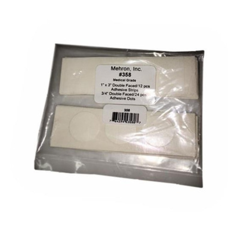 Theatrical Adhesive Tape 1 X 3 Strips (12) & 24 Dots