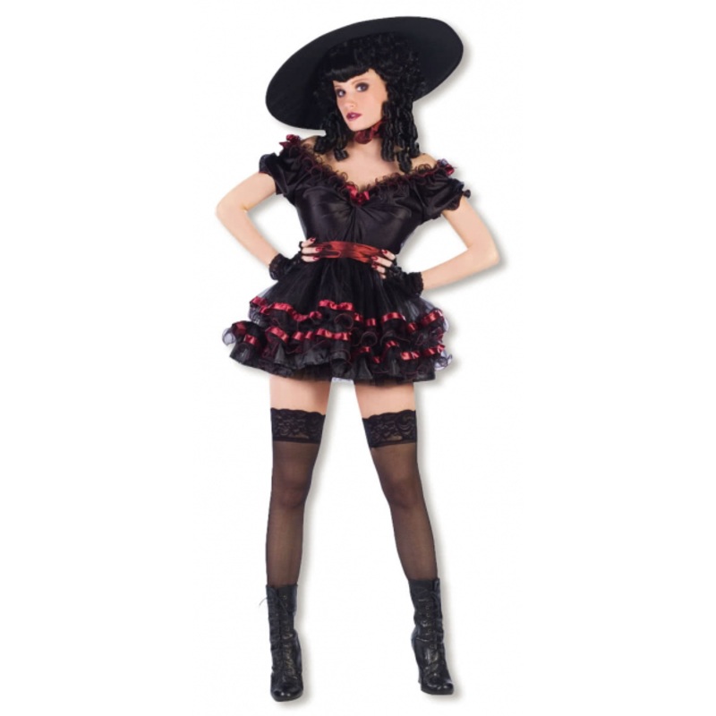 Burlesque Variety Dancer Costume Size ML