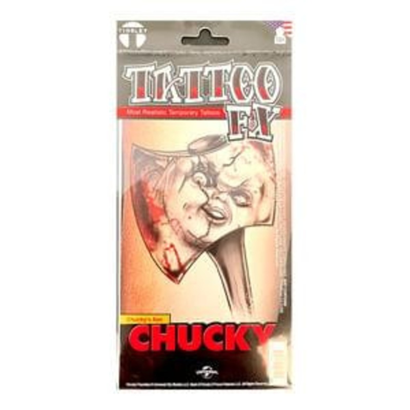 CHUCKY W/AXE TATTOO FX