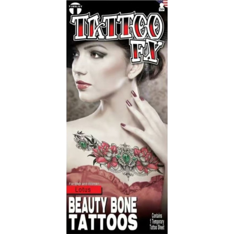 Lotus Beauty Bone Tattoo Fx