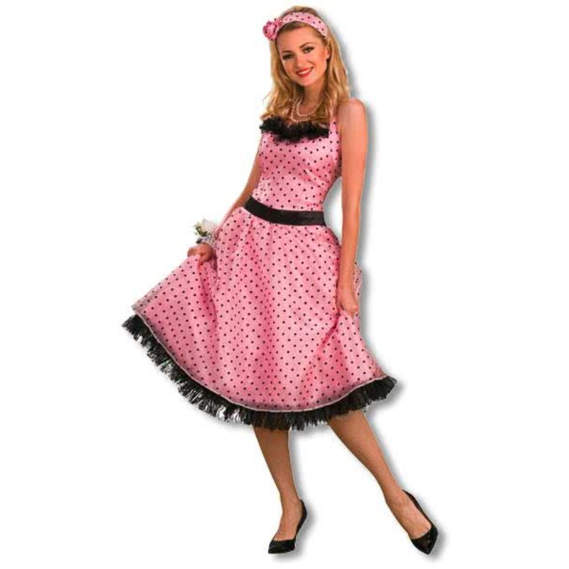 Polka Dot Prom Costume L