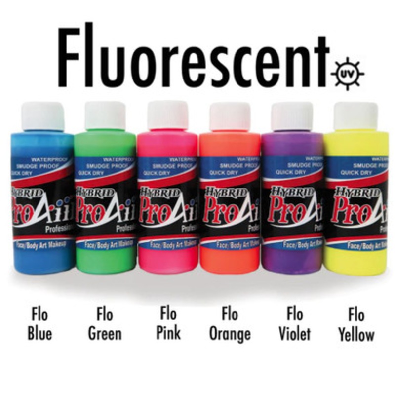 ProAiir Fluorescent UV Hybrid Makeup Colors