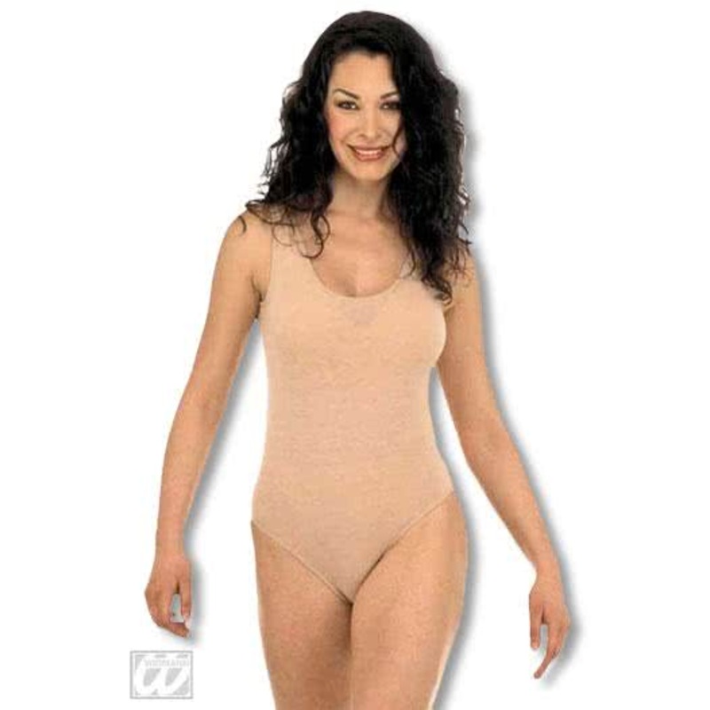 Skin-colored Sleeveless Women's Body Large
