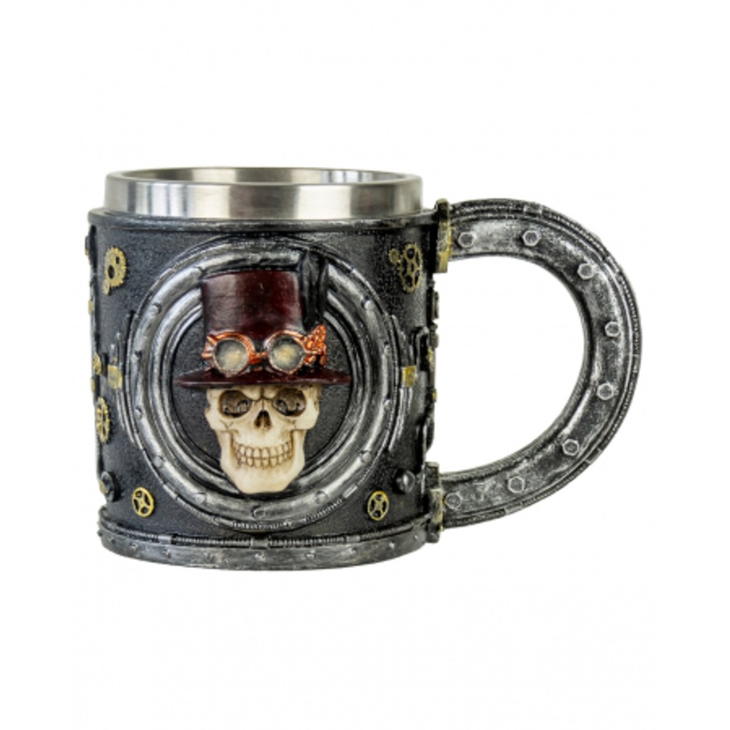 Skull Steampunk Jug 14cm
