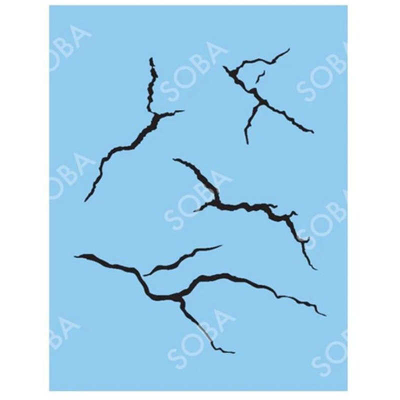 Small Cracks Stencil