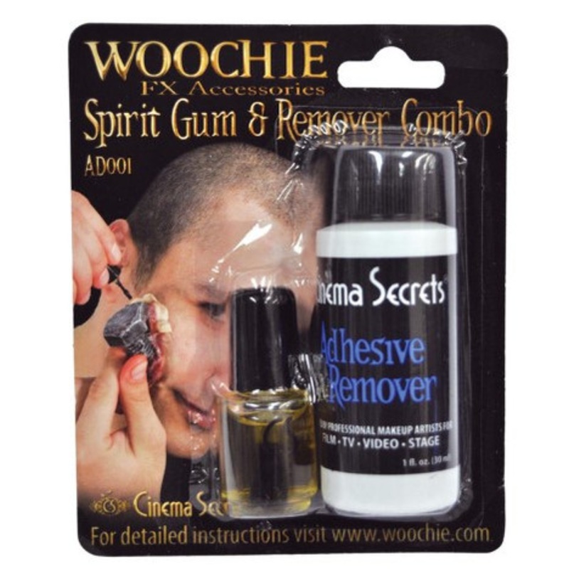 Spirit Gum .125 oz(4ml) & Remover Combo Pack