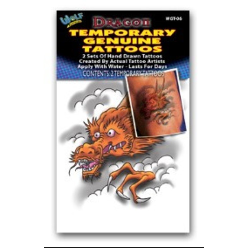 Temporary Genuine Tattoos - Dragon