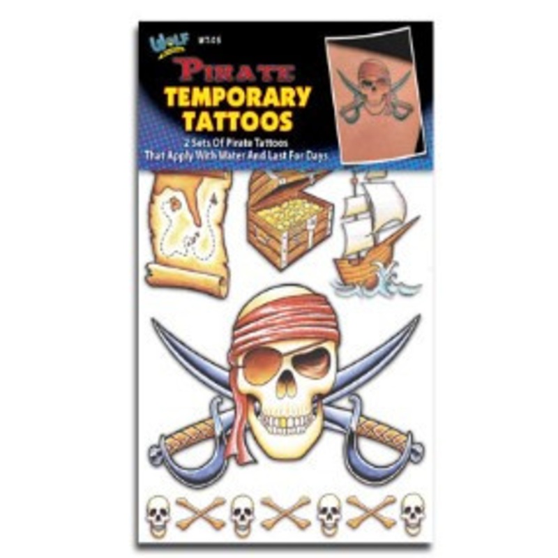 Temporary Genuine Tattoos - Pirate
