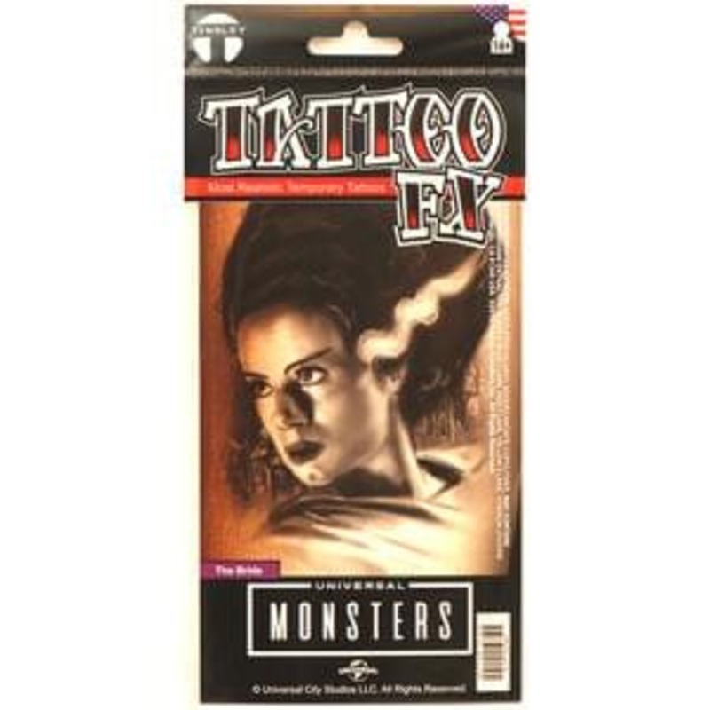 THE BRIDE UNIVERSAL MONSTERS TATTOO FX