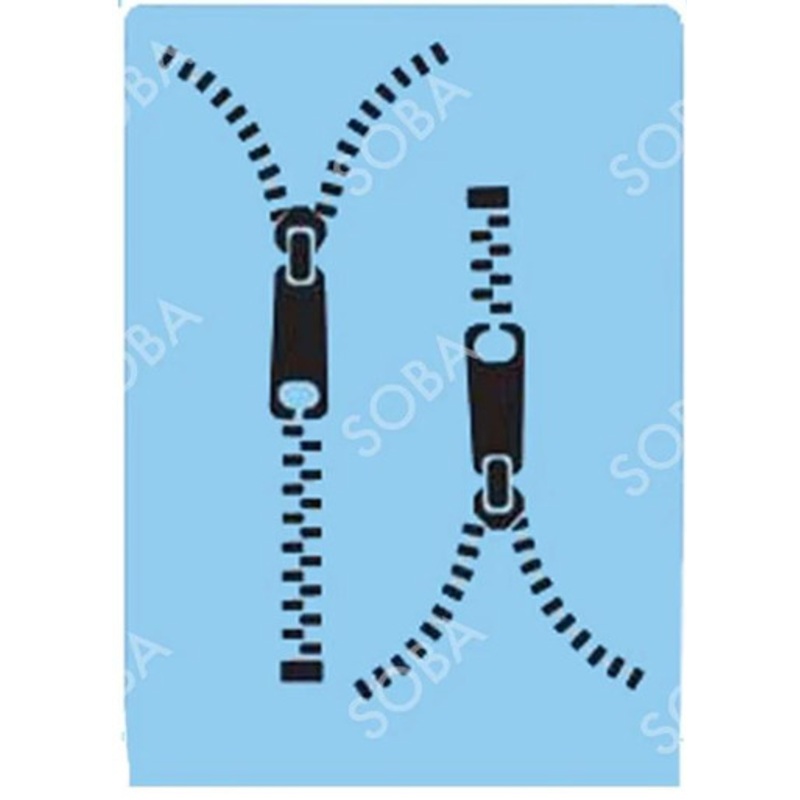Zipper Stencil