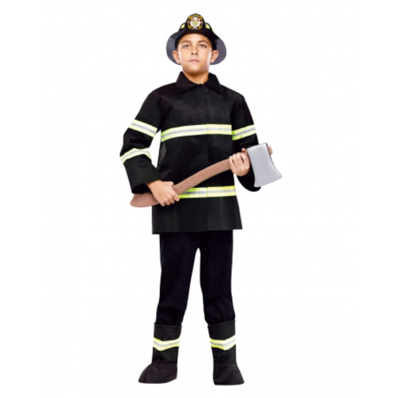 Fireman Children's Costume Medium