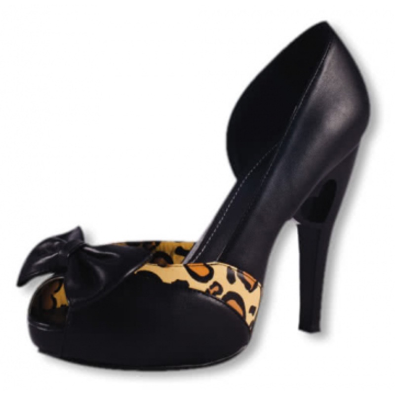 Leo Peep-toes with bow UK 8 US 10