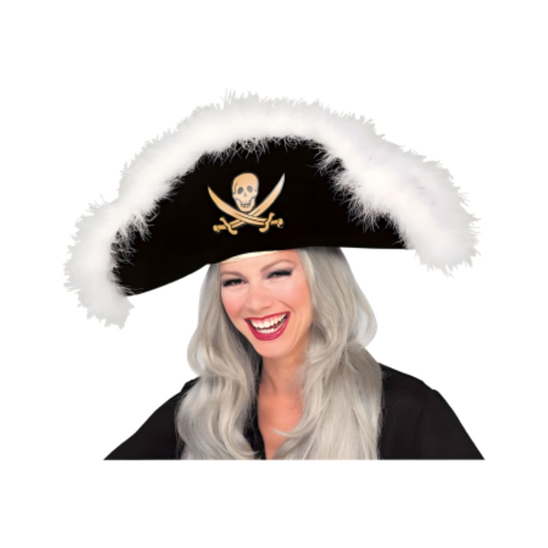 Pirate Hat With Marabufedern