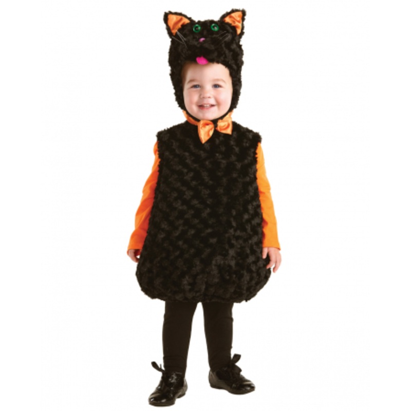 Black cat baby costume M