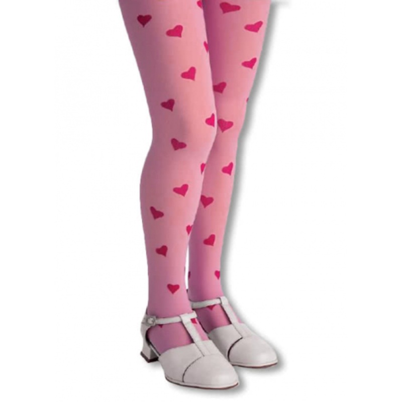 Children Heart tights pink