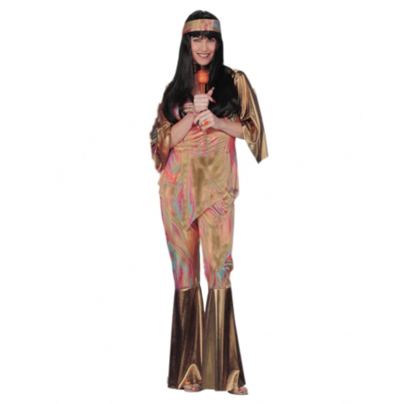Rainbow Hippie Costume S/M 36-38