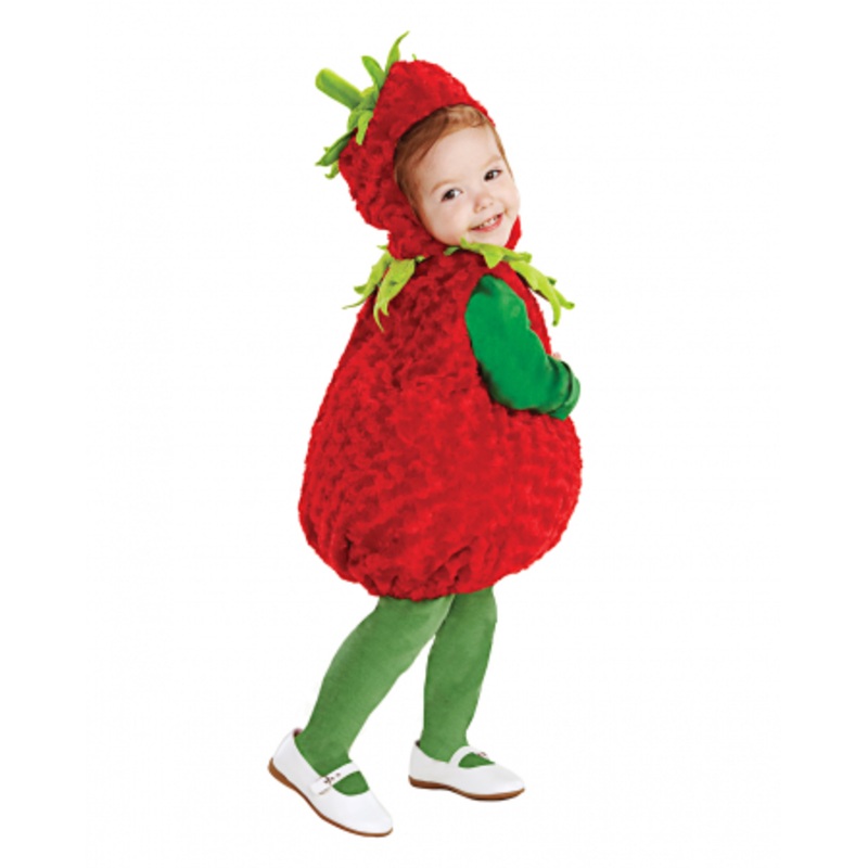 Sugar sweet strawberry baby costume M