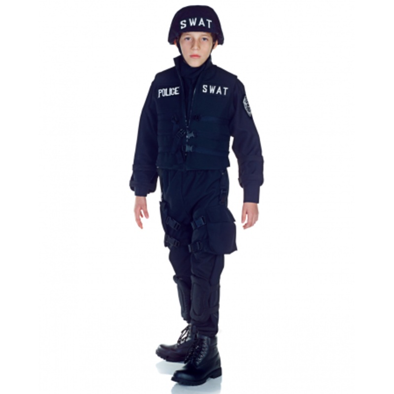 SWAT police kids costume M