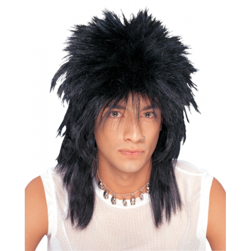 Unisex Pop & Rockstar Wig Black