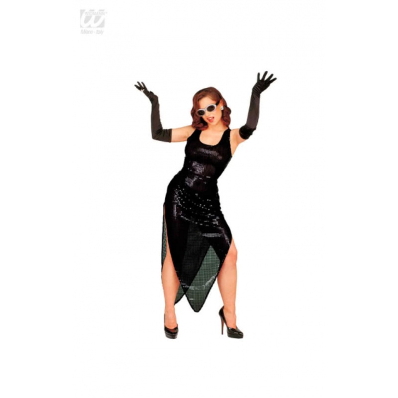 Celebrity Sequin Dress Black S / 36