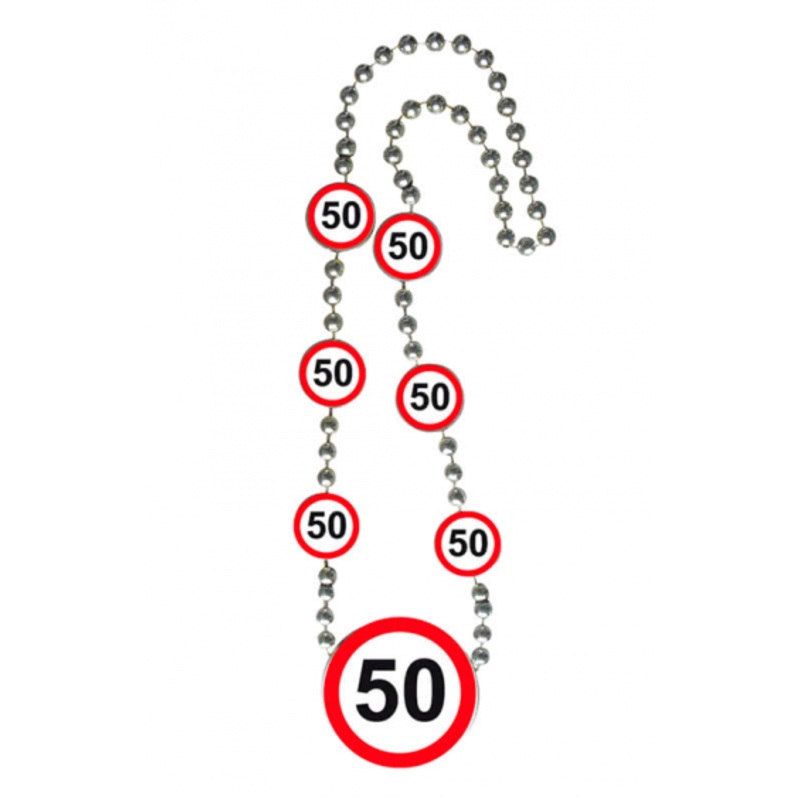 Chain traffic sign 50