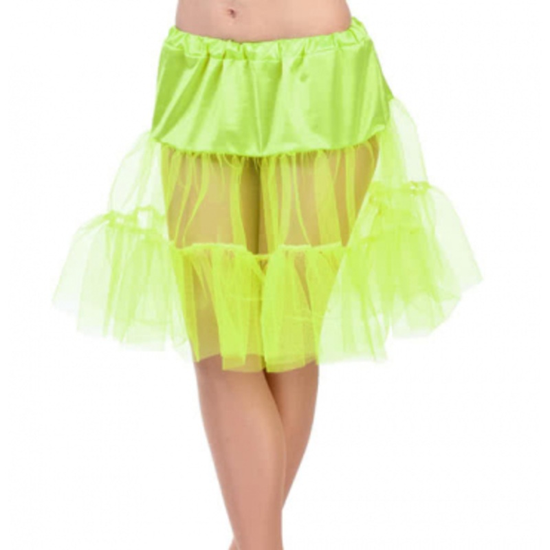 Children neon yellow petticoat