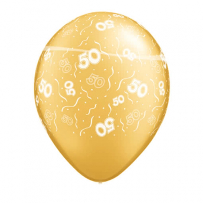 Gold Wedding Balloons