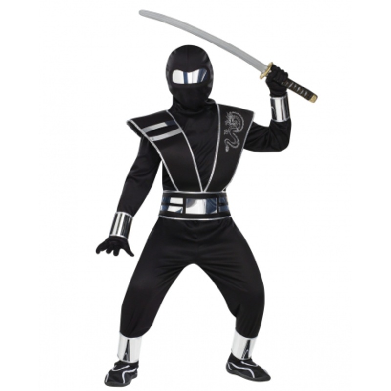 Mirror Ninja Kids Costume S